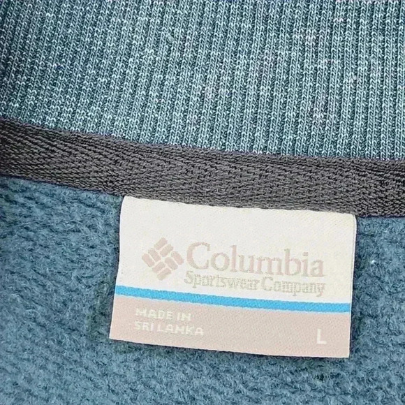 Columbia Sportswear Company Mens Blue Pullover Sweatshirt L - Picture 5 of 7